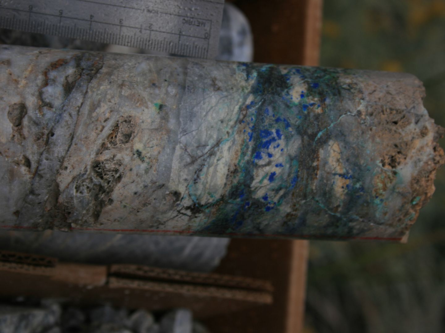 Secondary Copper Materials in 15SRDD002 at 172m