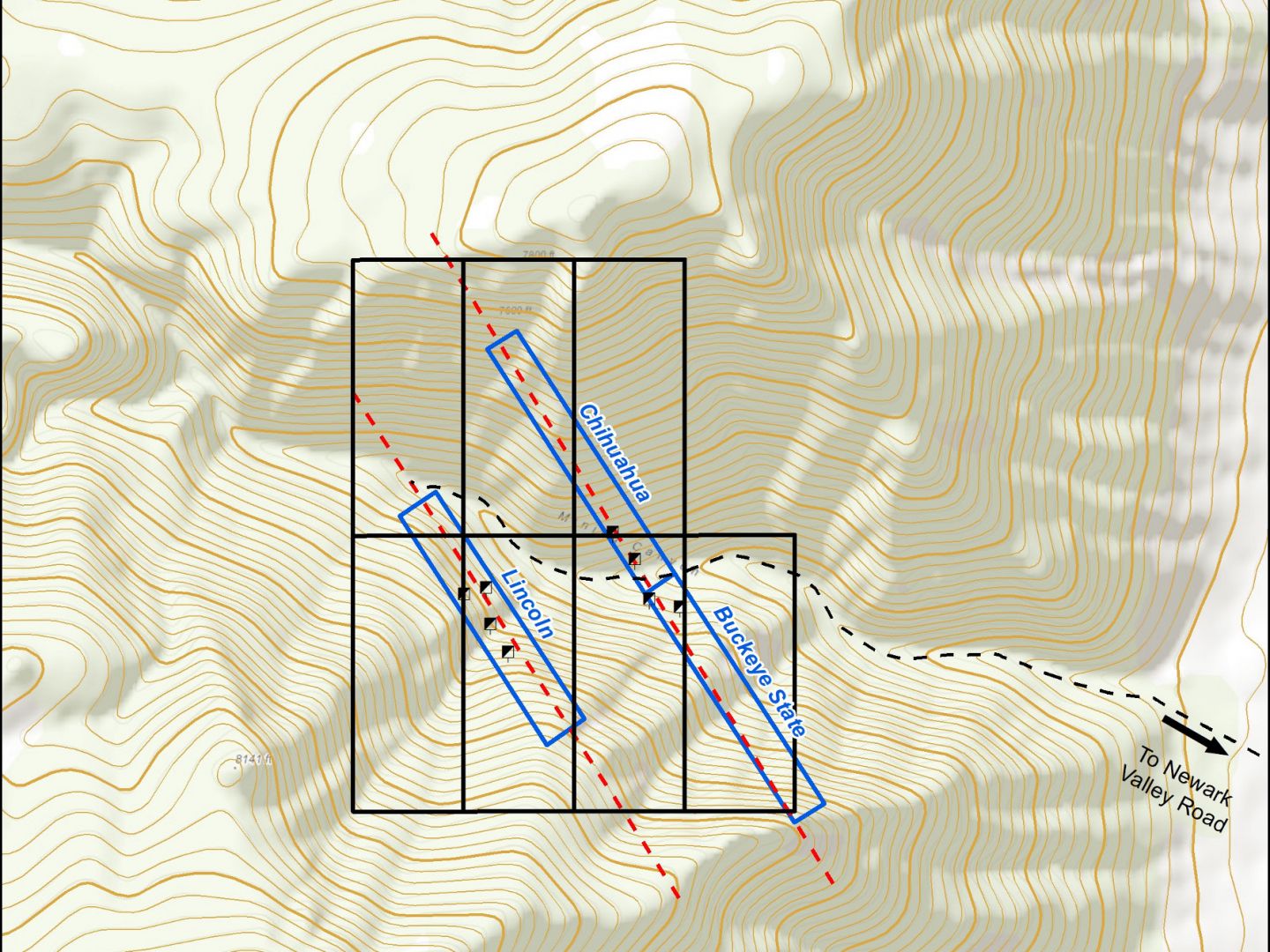 Bay State Silver Project Location Plan