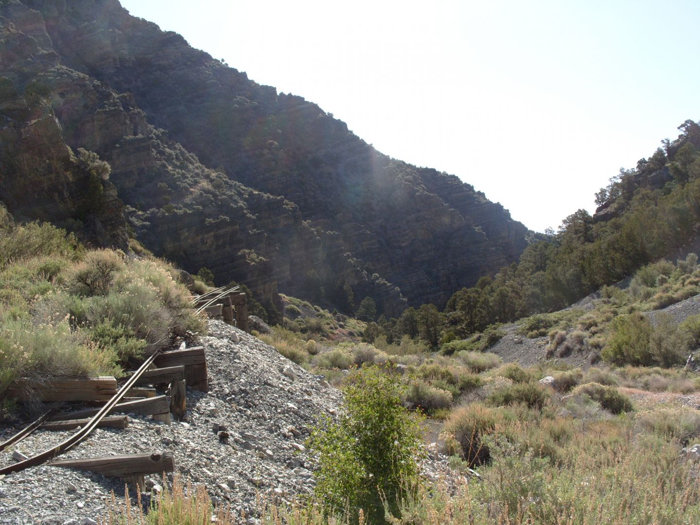 Mining Canyon at Bay State Mine