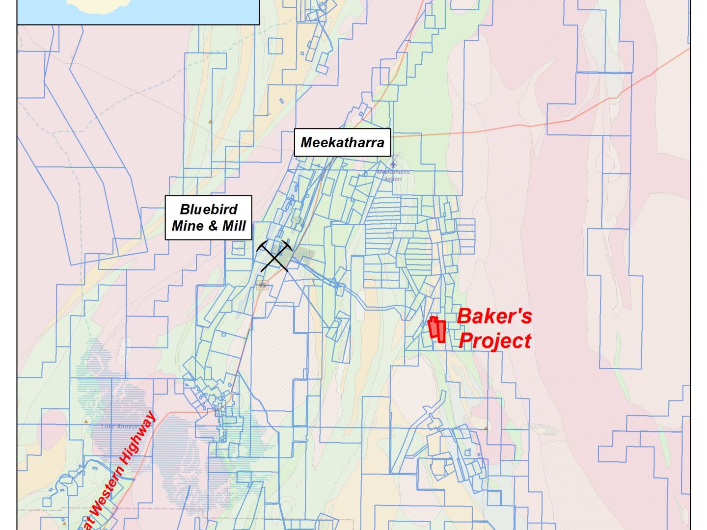 Bakers Project - Location Map